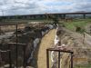 km 5+200 fundament pod rurociąg nawadniający na polderze Gdańsk Orunia